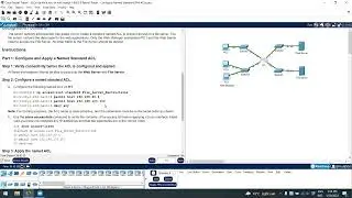 8.5.5 Packet Tracer – Configure Named Standard IPv4 ACLs Answers