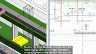 Split Fabrication Elements in Revit 2017