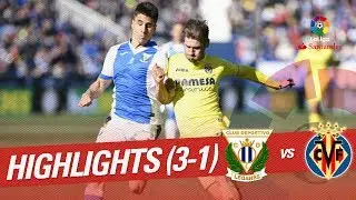 Resumen de CD Leganés vs Villarreal CF (3-1)