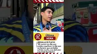 Ángel Barajas hizo historia en París, al ganar la 1ra medalla en gimnasia aristica para Colombia