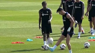 Lamine Yamal, Robert Lewandowski and Barcelona squad train ahead of Athletic Bilbao test ⚽🥅