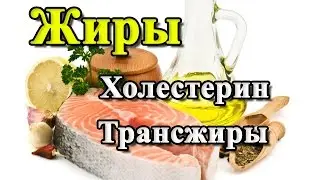 ЖИРЫ. Холестерин. Трансжиры. Насыщенные и ненасыщенные жиры.