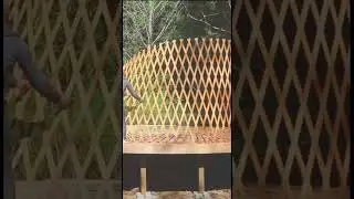 I BUILT A YURT OFF GRID in the FOREST - part 1 