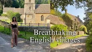 Fairytale English villages in Cotswolds + Eating cake on diet :) Slow living UK Countryside Vlog