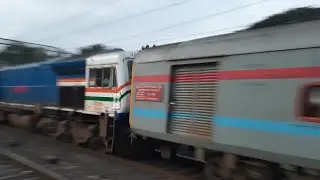 Indrayani Express back on Diesel Traction ?? KYN WDP4D leads 22106 Indrayani express through !!