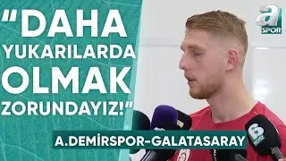 Metehan Baltacı: "Avrupa'da Daha İleri Gitmek Hedefimiz Çünkü Biz Galatasaray'ız" / A Spor / 90+1