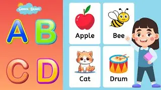 ABC Flashcards | Learn First Words & ABCD Alphabets for Babies, Toddlers & Kids | ShiningBrains