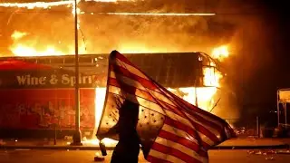 Minneapolis police station torched amid George Floyd protest