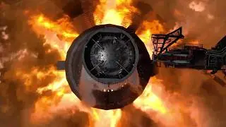 SpaceX Super Heavy booster static fire test before Flight 5 - 15 July 2024 - 