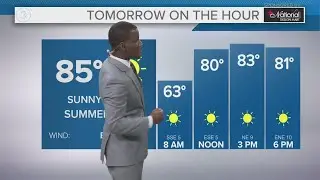 Cleveland weather: Sun with high clouds on Thursday with temps in the mid 80s