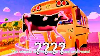 Wheels on The POLISH COW CoComelon || Sound Variations pt26