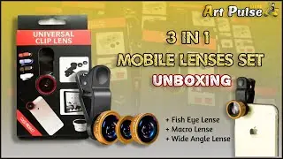 3 In 1 Mobile Photography Lenses #artpulse #artpulsestore