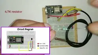 How to send DS18B20 Temperature Sensor data to Adafruit IO using MQTT and NodeMCU