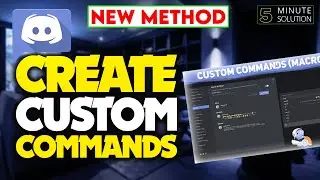 How to create custom commands! Discord 2024