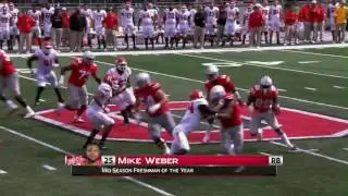 Mike Weber Named Mid-Season Freshman of the Year