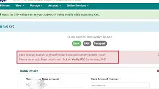 🛑 epf bank kyc new error 2022