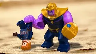 LEGO Cartoons about Superheroes | Thanos vs. The Avengers