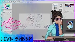 Come Hang Out With Me as I Draw [Live Sheep on the Loose] EP3