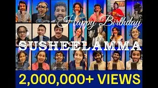 Acapella Tribute to P. Susheela Amma by 21 singers - Shweta Mohan and Friends