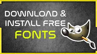 How to Download and Install Fonts in GIMP (Linux)