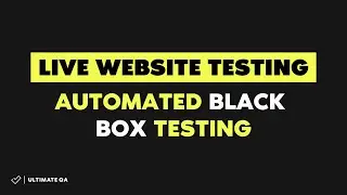 Live Website Testing | Automated Black Box Testing