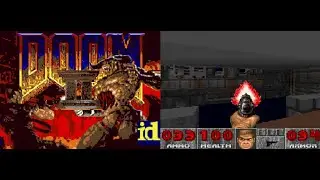 Doom II (Hack of Doom) SNES - Gameplay (Map01+Map02)