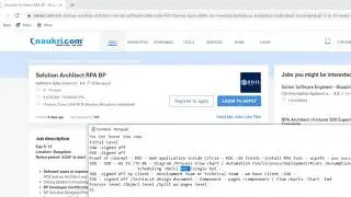 RPA  -Solution Architect /Technical Architect -Roles and Responsibilities