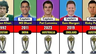 ODI World Cup Winners Captains List 1975-2023