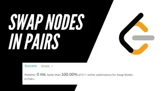 Swap Nodes In Pairs | Leetcode