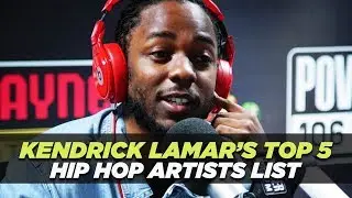 Kendrick Lamars Top 5 Hip Hop Artists- Dead or Alive