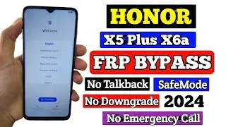 HONOR X5 PLUS FRP REMOVE BY FRP KEY CODE INSTANT SERVICE