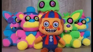 New FNaF Blacklight Plushies + Balloon Boy Series 4 Review