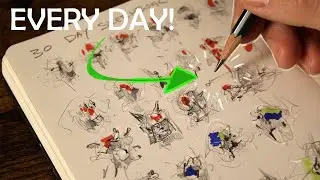 This 30 Day Sketchbook Challenge Will Make You Draw Again!