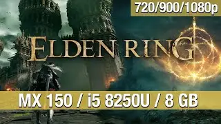 Elden Ring - MX150 2GB - i5 8250U - 8 GB RAM [720p/900p/1080p]