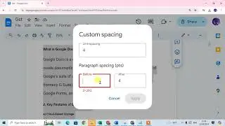 How To Change Line Spacing In Google Docs