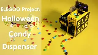 How to build a Halloween Candy Dispenser using LEGO blocks and Arduino Nano