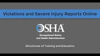 Violations and Severe Injury Reports Online