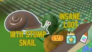 Defeating Stump Snail For The 10th Time! Bee Swarm Simulator