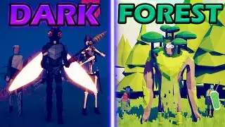 DARK AGE TEAM vs GREAT FOREST - Totally Accurate Battle Simulator | TABS