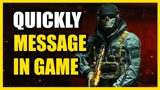 How to Quickly TEXT Chat in GAME in COD MODERN WARFARE 3 (Controller Tutorial)