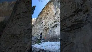 Red October 5.12c (7b+) (Timelapse Send) - Sonar Wall • Mount Charleston Climbing (NV)