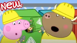 Peppa Pig Tales 🐷 Peppa Helps Sort The Bins 🐷 Peppa Pig Videos