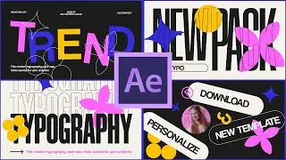 Bright Typography Intro | After Effects Template