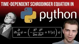 Time-Dependent Schrodinger Equation in Python: Two Different Techniques