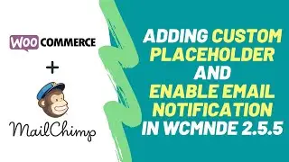 How to add Custom Placeholder and Enable Email Notification in WooCommerce MailChimp version 2.5.5