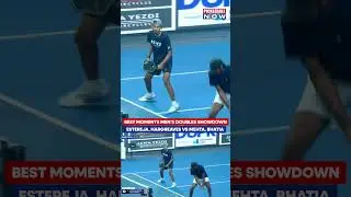 Best Moments from the Men's Doubles Showdown: Estereja & Hargreaves vs. Mehta & Bhatia #shorts