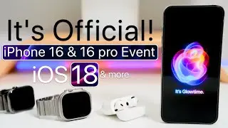 iPhone 16 Event Announced! What To Expect with iOS 18 & more