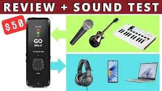 TC Helicon GO Solo Mini USB Audio Interface for Mobile Devices - Review & Sound Test
