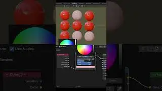 How to add random color to objects in Blender in Hindi #blender