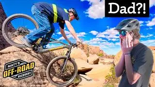 We Took Matt Mountain Biking and His Kids Were Astonished!